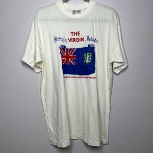 Vintage 90’s Single Stitch The British Virgin Islands T Shirt XL
